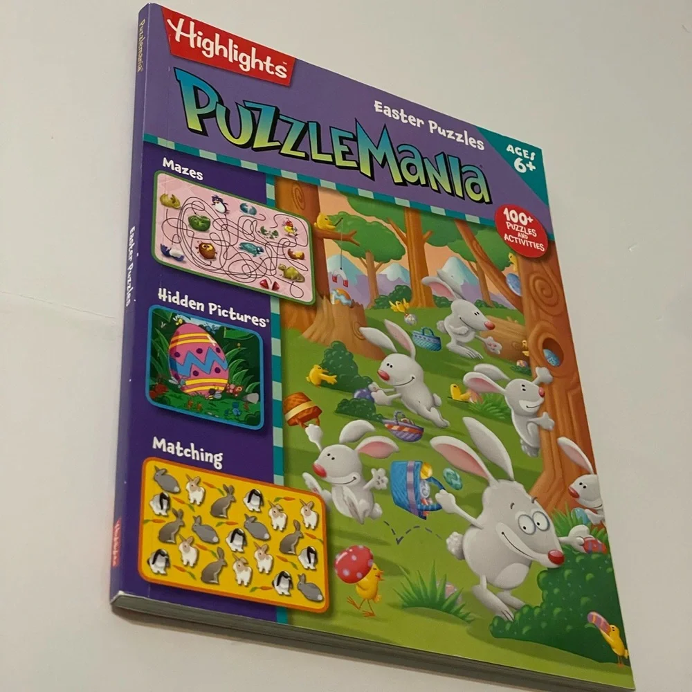 Highlights Puzzlemania Magazines/ Books, Easter Puzzles Basketball Shot NEW